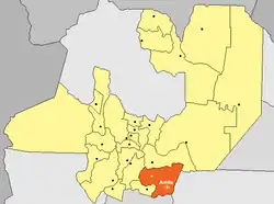 Location in Salta Province