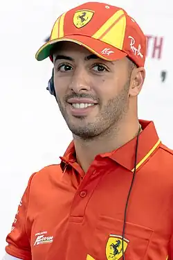 Antonio Fuoco smiling at a press conference