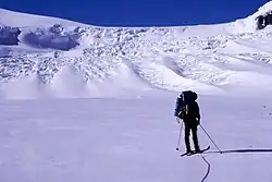 Approaching Athabasca Glacier Headwall