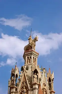 Top of Cansignorio's tomb