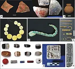 Archaeological artifacts recovered from Khirsara Indus Valley Civilization site