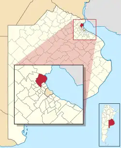 Map of Tigre Partido