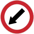 Pass on left