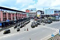Aerial view of Kunnamkulam old bus stand