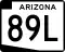 Present SR 89L 3di route marker