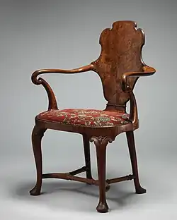 Armchair, British, circa 1710