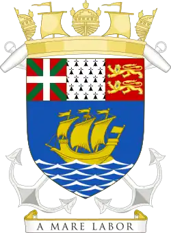 Official seal of Saint Pierre and Miquelon