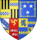 Arms of the 7th to 9th Dukes of Atholl