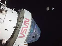 Image 8Earth and the Moon as seen from cislunar space on the 2022 Artemis 1 mission (from Outer space)