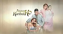 An image of Kris Bernal, Rayver Cruz, Thea Tolentino and Jason Abalos, over a light gold background. The series title is displayed on the center left of the image.