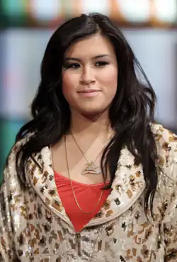 Kovacs performing on MTV's Total Request Live in 2008.