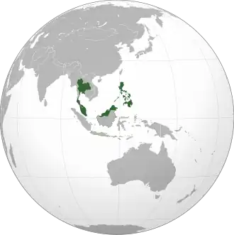 Founding members of the Association of Southeast Asia