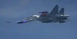 Su-30MKI fires an Astra missile