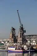 Cranes at the port​​‌