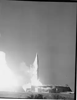 Atlas 64E launch from OSTF-1 in December 1962