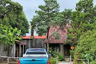 Front of the 1855 Aue saltbox house