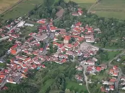 Aerial view of Auerstedt