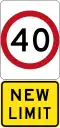 New 40&nbsp;km/h Speed Limit (used in Victoria)