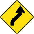 (W1-4) Double curve first to right