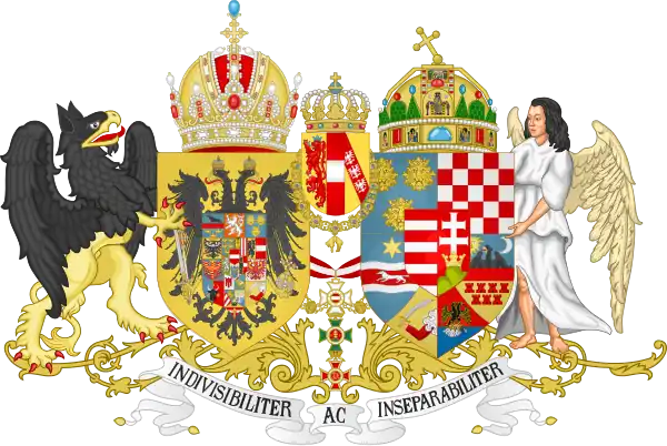 Arms of Dominion of Franz Joseph I, Emperor of Austria and King of Hungary