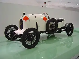 Austro-Daimler Sascha in the Porsche Museum in Stuttgart