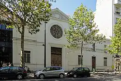 Exterior of the former Protestant church