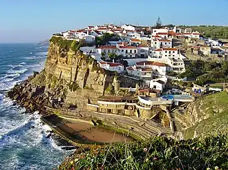 Village of Azenhas do Mar on the Colares coast.