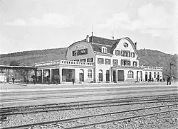 Herisau station about 1910