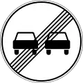 3.21.1 End of overtaking prohibition zone