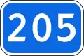 5.28 Kilometer sign