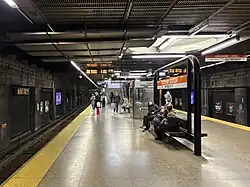 An underground metro station