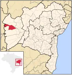 Location of Barreiras