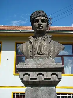 Bust of Avram Iancu in Baia de Criș