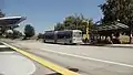A bus at Balboa station