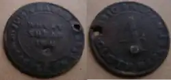 A token to gain entry to Balmbras music hall in Newcastle