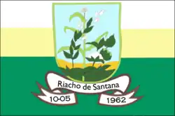 Flag of Riacho de Santana, Rio Grande do Norte