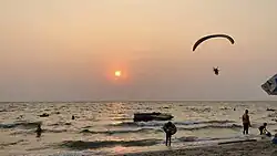 Sunset at Bang Saen Beach