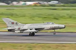 Chengdu F-7 MB fighter aircraft of BAF