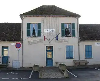 The town hall in Barbey