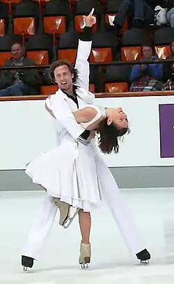 Barbora Silná and Dmitri Matsjuk at the 2007 NHK Trophy