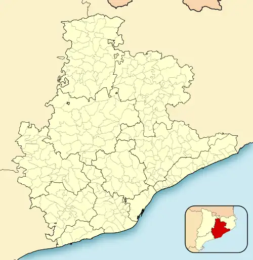 Castellar del Vallès is located in Province of Barcelona