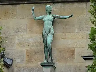 Dancer by Rudolf Löhner, above the main entrance