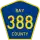 County Road 388 marker