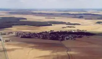 A general view of Bailleau-l'Évêque