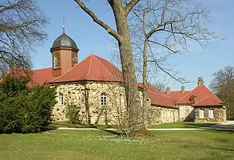 The Old Palace in perspective of southeast