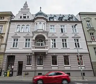 Main elevation from the street