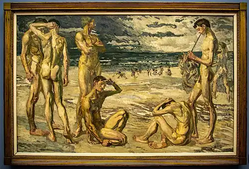 Young Men by the Sea (1905) by Max Beckmann