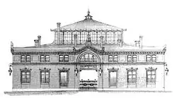 Fassadenzeichnung zum Marheinekeplatz