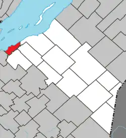 Location within Montmagny RCM