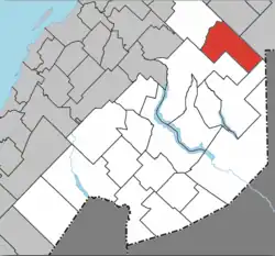 Location within Témiscouata RCM